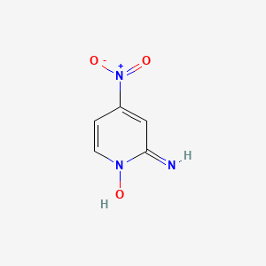 molecular formula C5H5N3O3 B1587491 2-Imino-4-nitropyridin-1(2H)-ol CAS No. 52092-45-2