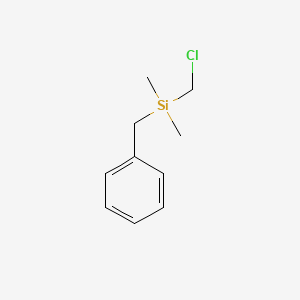 molecular formula C10H15ClSi B1587493 Benzyl(chloromethyl)dimethylsilane CAS No. 5356-99-0