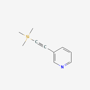 molecular formula C10H13NSi B1587498 3-(三甲基硅基乙炔基)吡啶 CAS No. 80673-00-3