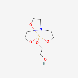 molecular formula C8H17NO5Si B1587509 Silatrane glycol CAS No. 56929-77-2