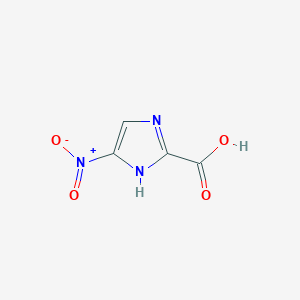 molecular formula C4H3N3O4 B1587510 5-nitro-1H-imidazole-2-carboxylic acid CAS No. 351990-51-7