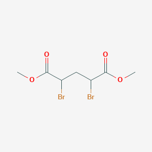 molecular formula C7H10Br2O4 B1587513 Dimethyl 2,4-dibromoglutarate CAS No. 869-09-0