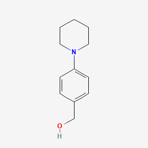 molecular formula C12H17NO B1587530 (4-(Piperidin-1-yl)phenyl)methanol CAS No. 677764-87-3