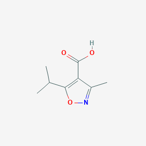 molecular formula C8H11NO3 B1587531 5-异丙基-3-甲基异恶唑-4-羧酸 CAS No. 90087-36-8