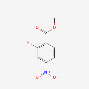 molecular formula C8H6FNO4 B1587532 Methyl 2-fluoro-4-nitrobenzoate CAS No. 392-09-6