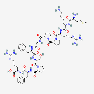 molecular formula C61H94N18O13S B1587538 Met-lys-bradykinin CAS No. 550-19-6