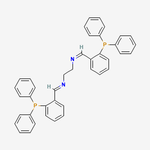molecular formula C40H34N2P2 B1587541 N1,N2-Bis((2-(diphenylphosphino)phenyl)methylene)-1,2-ethanediamine CAS No. 74684-87-0
