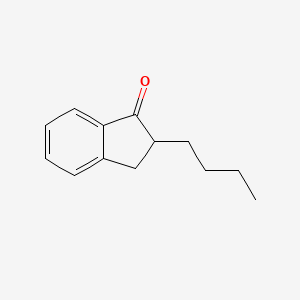 molecular formula C13H16O B1587544 2-Butyl-2,3-dihydro-1H-inden-1-one CAS No. 76937-26-3