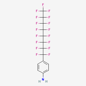 molecular formula C14H6F17N B1587548 4-(Perfluorooctyl)aniline CAS No. 83766-52-3