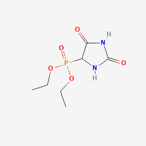molecular formula C7H13N2O5P B1587553 Diethyl 5-hydantoylphosphonate CAS No. 95378-36-2