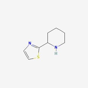molecular formula C8H12N2S B1587555 2-(1,3-噻唑-2-基)哌啶 CAS No. 526183-08-4