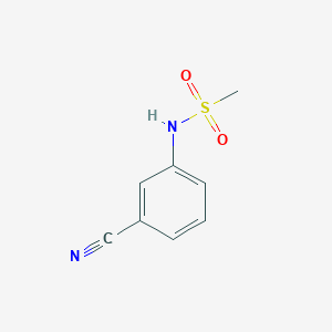 molecular formula C8H8N2O2S B1587557 N-(3-cyanophenyl)methanesulfonamide CAS No. 50790-30-2