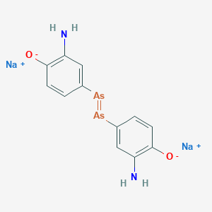 molecular formula C12H10As2N2Na2O2 B158756 Sodium arsphenamine CAS No. 1936-28-3