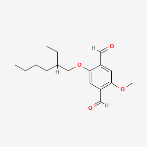 molecular formula C17H24O4 B1587564 2-((2-乙基己基)氧基)-5-甲氧基对苯二甲醛 CAS No. 203251-22-3