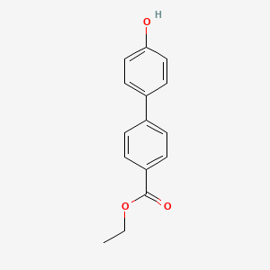 molecular formula C15H14O3 B1587565 Ethyl 4'-hydroxy[1,1'-biphenyl]-4-carboxylate CAS No. 50670-76-3