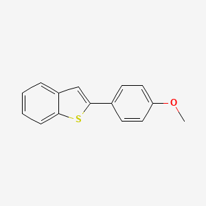 molecular formula C15H12OS B1587568 2-(4-Methoxyphenyl)benzothiophene CAS No. 27884-09-9
