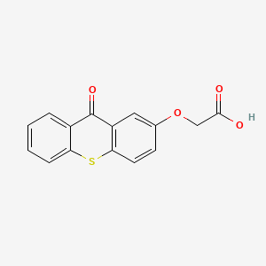 molecular formula C15H10O4S B1587570 ((9-Oxo-9H-thioxanthen-2-yl)oxy)acetic acid CAS No. 84434-05-9