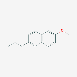 molecular formula C14H16O B1587573 2-Methoxy-6-propylnaphthalene CAS No. 94134-18-6