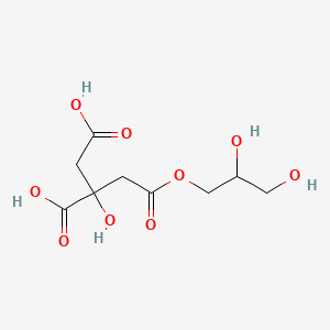 molecular formula C9H14O9 B1587575 Monoglyceride citrate CAS No. 36291-32-4