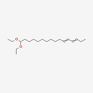 molecular formula C20H38O2 B1587586 (Z,Z)-11,13-Hexadecadienal diethyl acetal CAS No. 71673-23-9