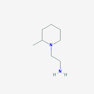 molecular formula C8H18N2 B1587588 2-(2-Methylpiperidin-1-yl)ethanamine CAS No. 768-08-1