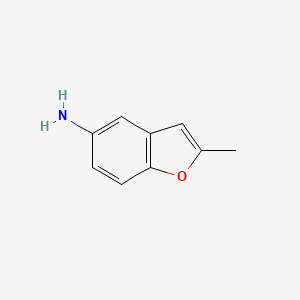 molecular formula C9H9NO B1587589 2-Methyl-5-benzofuranamine CAS No. 26210-75-3