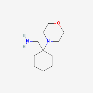 molecular formula C11H22N2O B1587590 (1-Morpholinocyclohexyl)methanamine CAS No. 64269-03-0