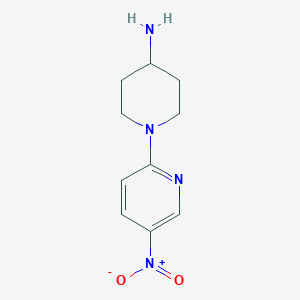 molecular formula C10H14N4O2 B1587591 1-(5-硝基吡啶-2-基)哌啶-4-胺 CAS No. 252577-85-8