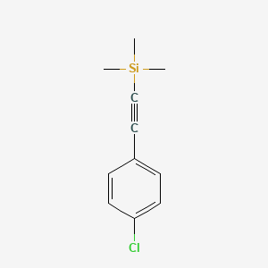 molecular formula C11H13ClSi B1587595 （4-氯苯乙炔基）三甲基硅烷 CAS No. 78704-49-1