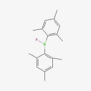 molecular formula C18H22BF B1587600 Dimesitylboron fluoride CAS No. 436-59-9