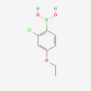 molecular formula C8H10BClO3 B1587601 2-Chloro-4-ethoxyphenylboronic acid CAS No. 313545-44-7