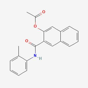 molecular formula C20H17NO3 B1587602 Naphthol AS-D acetate CAS No. 528-66-5