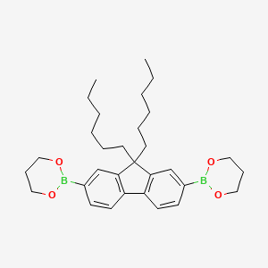 molecular formula C31H44B2O4 B1587604 9,9-Dihexylfluorene-2,7-diboronic acid bis(1,3-propanediol) ester CAS No. 250597-29-6