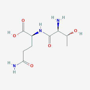 molecular formula C9H17N3O5 B1587605 H-THR-GLN-OH CAS No. 96337-79-0