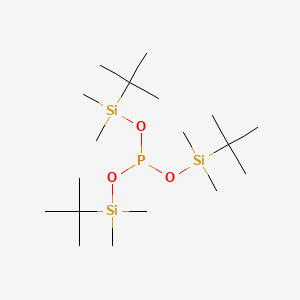 molecular formula C18H45O3PSi3 B1587606 Tris(tert-butyldimethylsilyl) phosphite CAS No. 85197-27-9