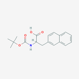 molecular formula C18H21NO4 B1587608 2-Tert-butoxycarbonylamino-3-naphthalen-2-YL-propionic acid CAS No. 56583-58-5