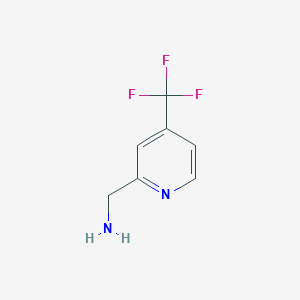molecular formula C7H7F3N2 B1587610 (4-(Trifluoromethyl)pyridin-2-yl)methanamine CAS No. 872577-05-4