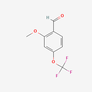 molecular formula C9H7F3O3 B1587613 2-Methoxy-4-(trifluoromethoxy)benzaldehyde CAS No. 886500-13-6