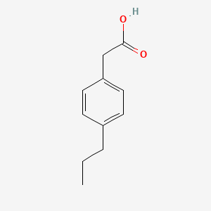 B1587618 2-(4-propylphenyl)acetic Acid CAS No. 26114-12-5
