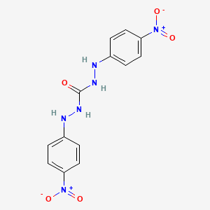 molecular formula C13H12N6O5 B1587621 1,5-双(对硝基苯基)碳酰肼 CAS No. 622-69-5