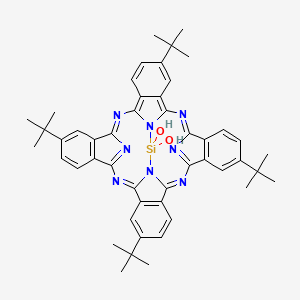 molecular formula C48H50N8O2Si B1587623 Silicon 2,9,16,23-tetra-tert-butyl-29H,31H-phthalocyanine dihydroxide CAS No. 85214-70-6