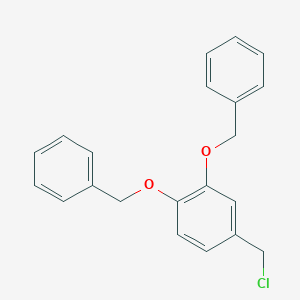 molecular formula C21H19ClO2 B158764 3,4-Dibenzyloxybenzyl chloride CAS No. 1699-59-8