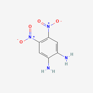 molecular formula C6H6N4O4 B1587645 4,5-Dinitrobenzene-1,2-diamine CAS No. 32690-28-1