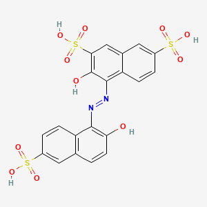 2,7-Naphthalenedisulfonic acid, 3-hydroxy-4-((2-hydroxy-6-sulfo-1-naphthalenyl)azo)-