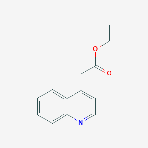 molecular formula C13H13NO2 B1587662 Ethyl 2-(quinolin-4-YL)acetate CAS No. 4789-81-5
