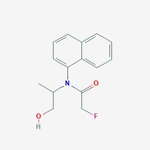 2-Fluoro-N-(2-hydroxy-1-methylethyl)-N-1-naphthylacetamide