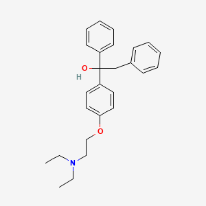 molecular formula C26H31NO2 B1587670 1-(4-(2-(Diethylamino)ethoxy)phenyl)-1,2-diphenylethanol CAS No. 73404-00-9