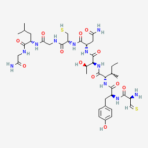 molecular formula C39H61N11O12S2 B1587677 (Thr(4),gly(7))OT CAS No. 60786-59-6