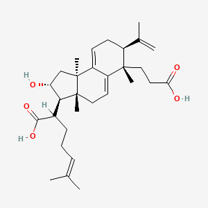 molecular formula C30H44O5 B1587688 Poricoic acid B CAS No. 137551-39-4