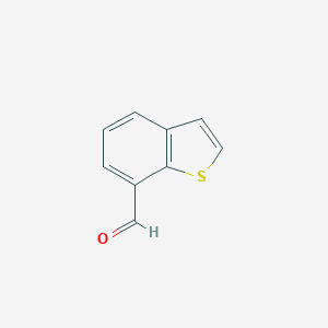 molecular formula C9H6OS B158769 Benzo[b]thiophene-7-carbaldehyde CAS No. 10134-91-5